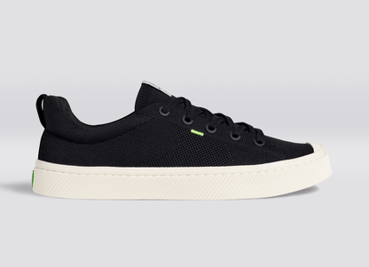 IBI Low Black Knit Sneaker Men