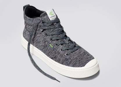 IBI High Stone Grey Knit Sneaker Women