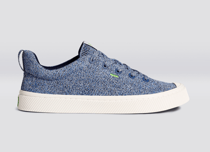 IBI Low Stone Blue Knit Sneaker Men