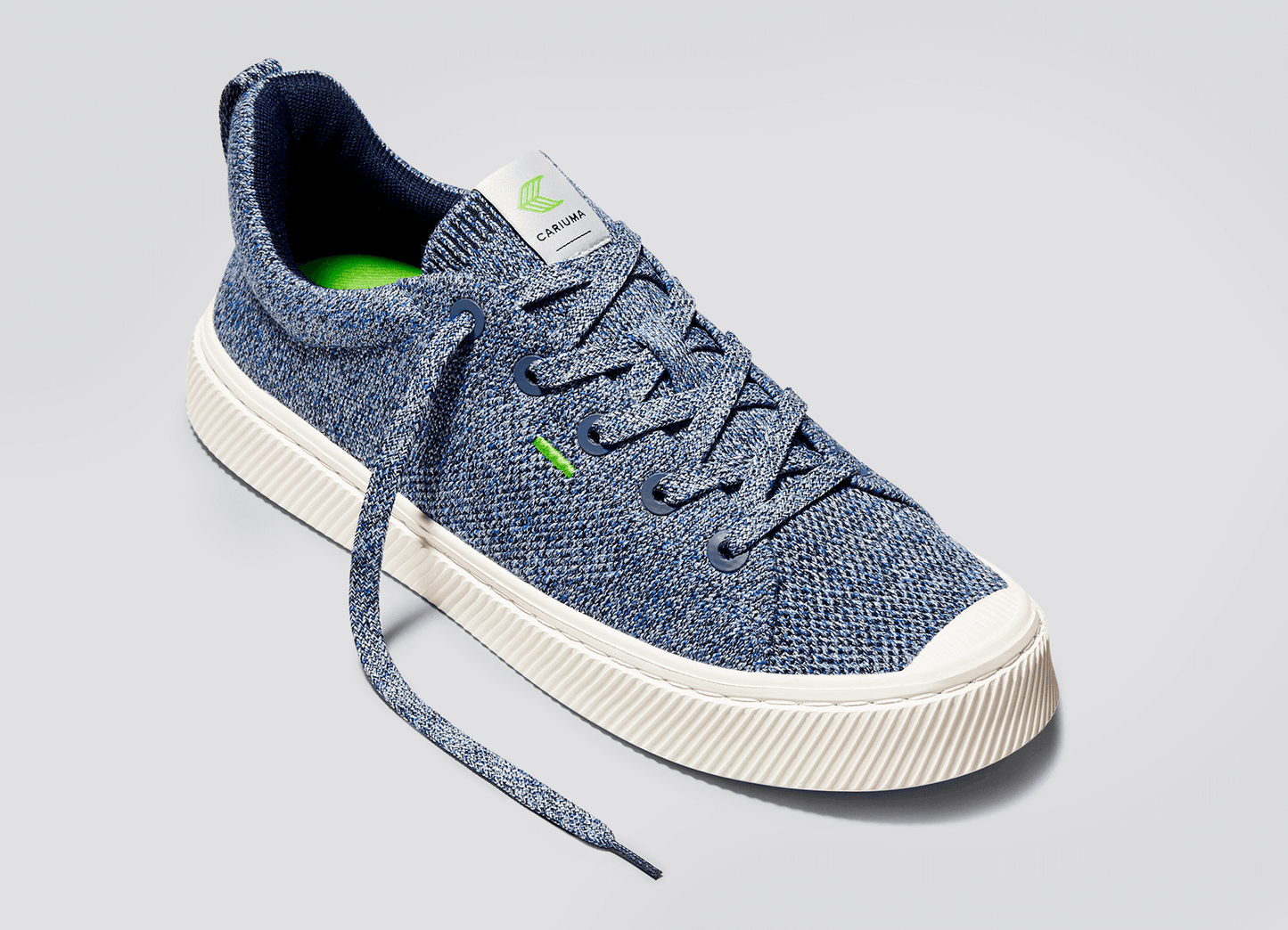 IBI Low Stone Blue Knit Sneaker Men