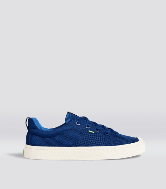 IBI Low Mineral Blue Knit Sneaker Men