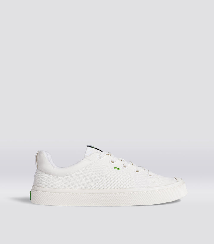 CARIUMA: Women's Low Top White Premium Leather Sneakers | OCA Low