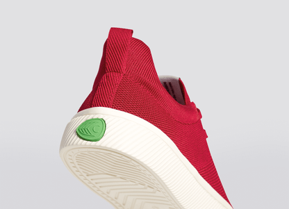 Red knit sneakers on sale