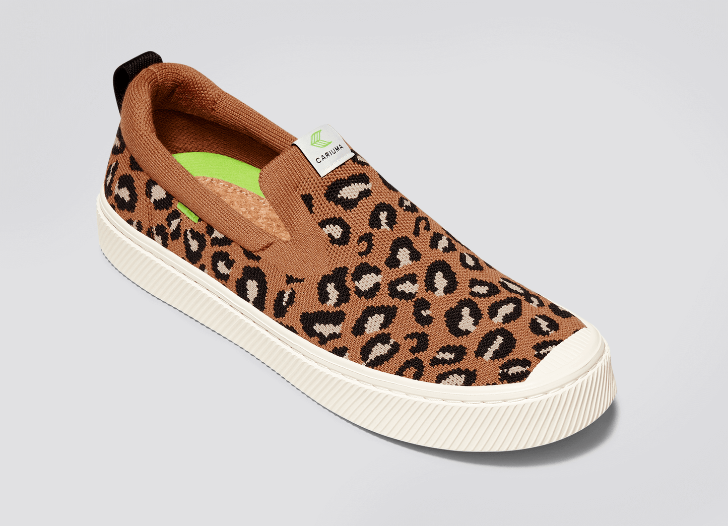 IBI SLIP-ON Leopard Print Knit Sneaker Women