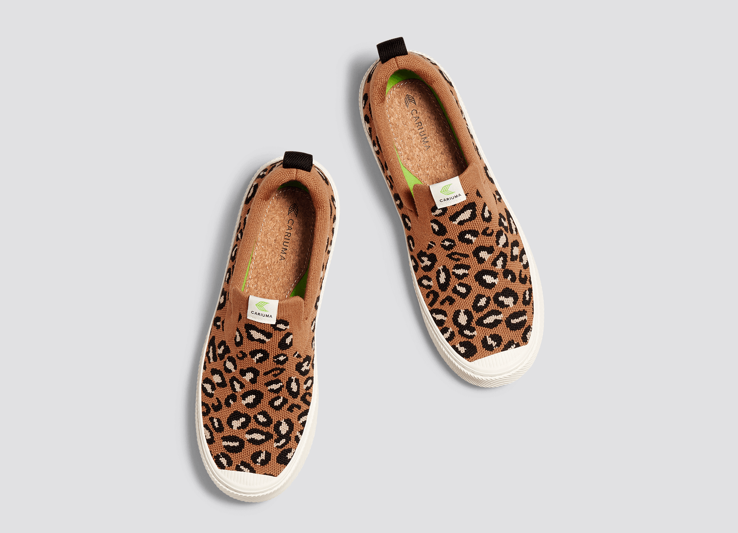 IBI SLIP-ON Leopard Print Knit Sneaker Women