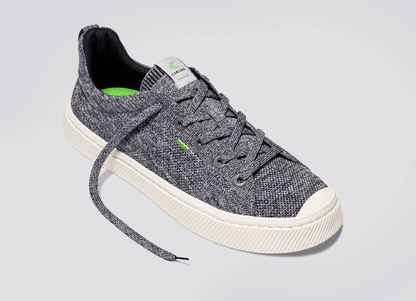 IBI Low Stone Grey Knit Sneaker Men