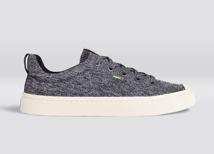 IBI Low Stone Grey Knit Sneaker Women