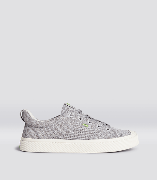 IBI Low Stone Light Grey Knit Sneaker Men