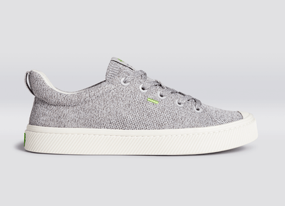 IBI Low Stone Light Grey Knit Sneaker Women