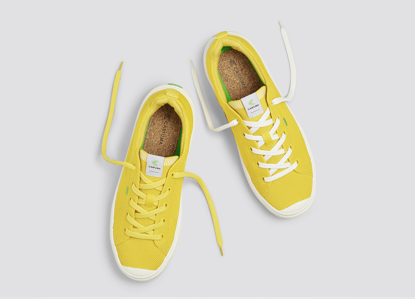 IBI Low Sun Yellow Knit Sneaker Men