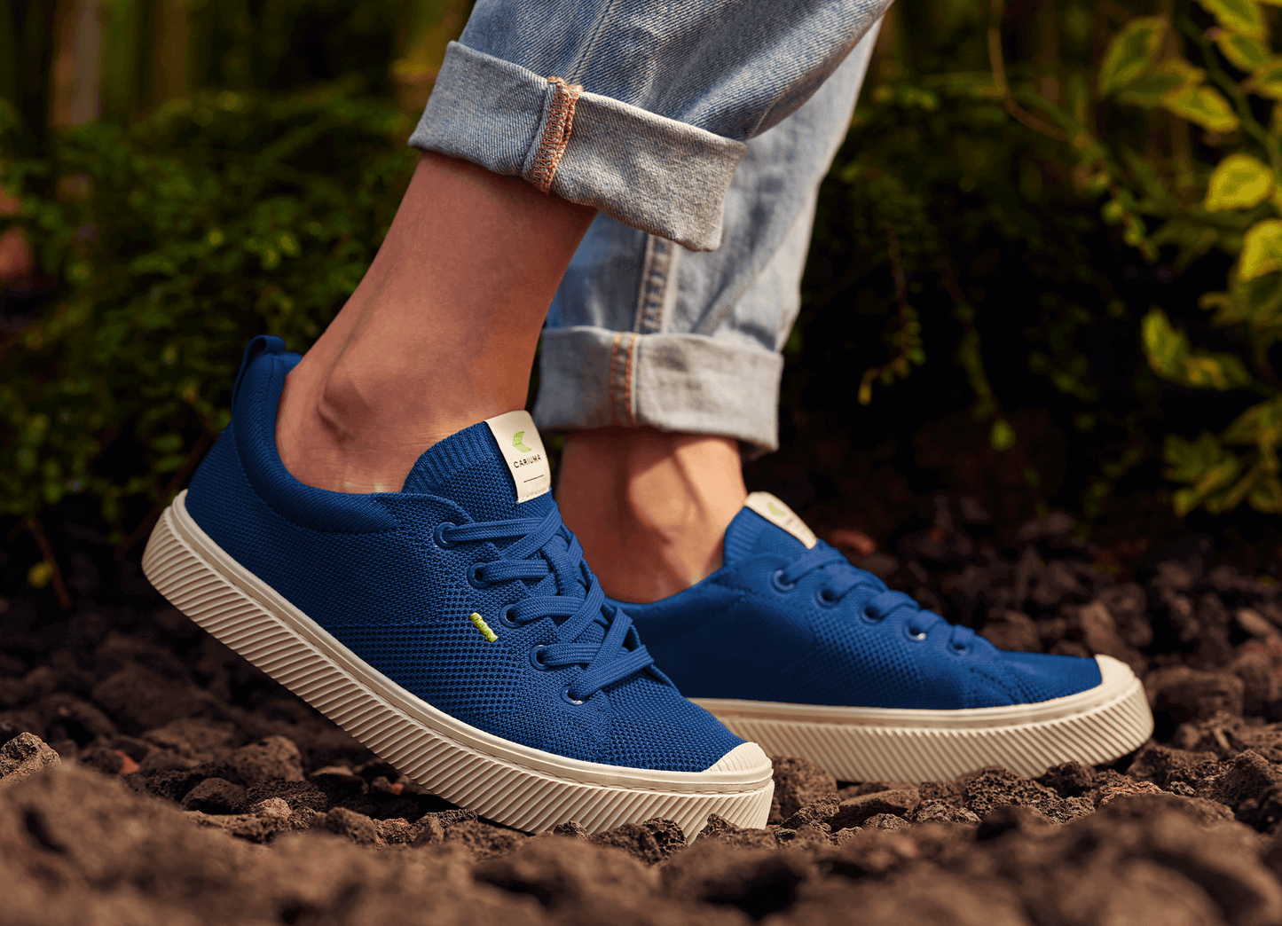 IBI Low Sun Yellow Knit Sneaker Women