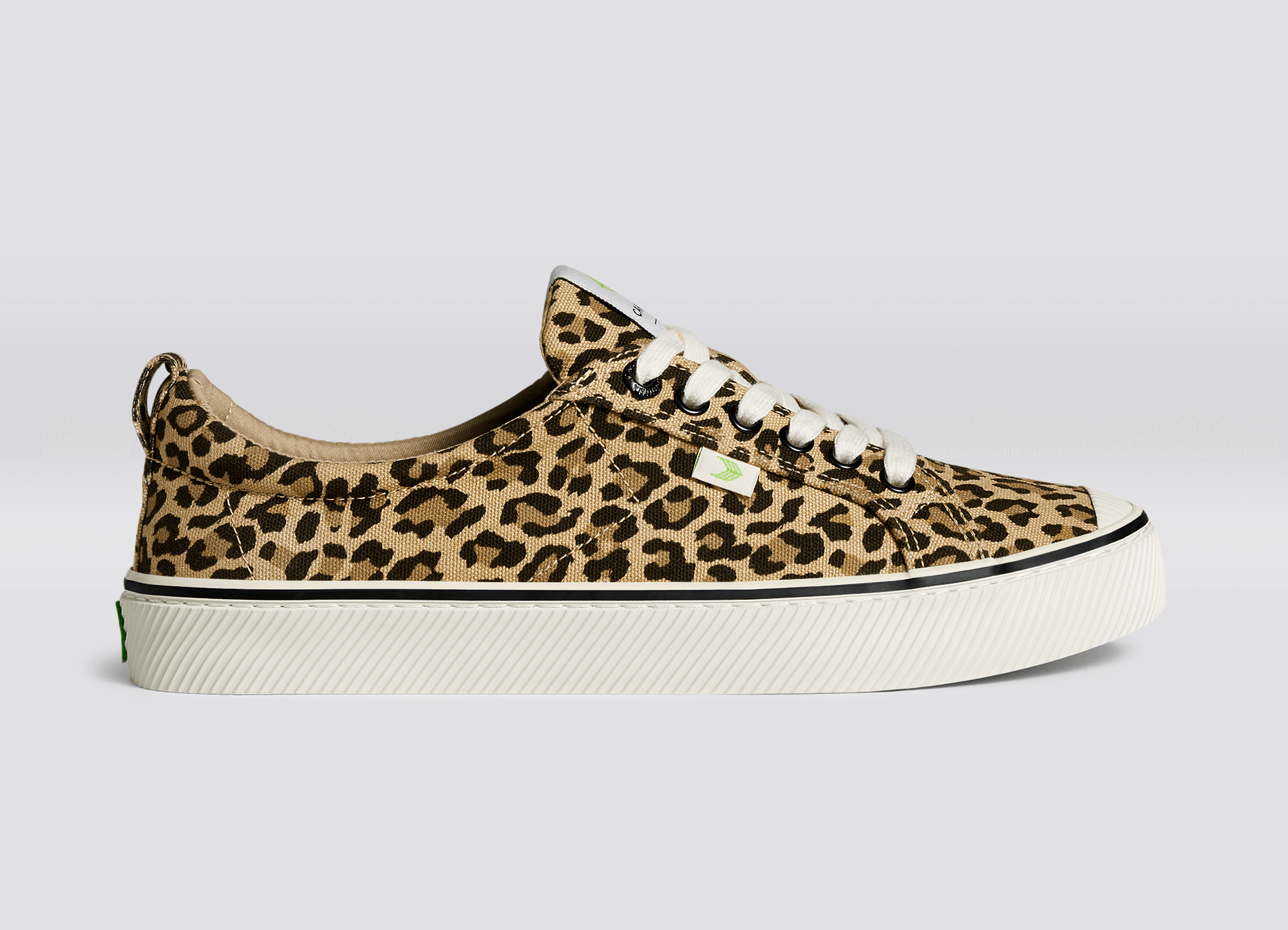 Leopard sales canvas shoes