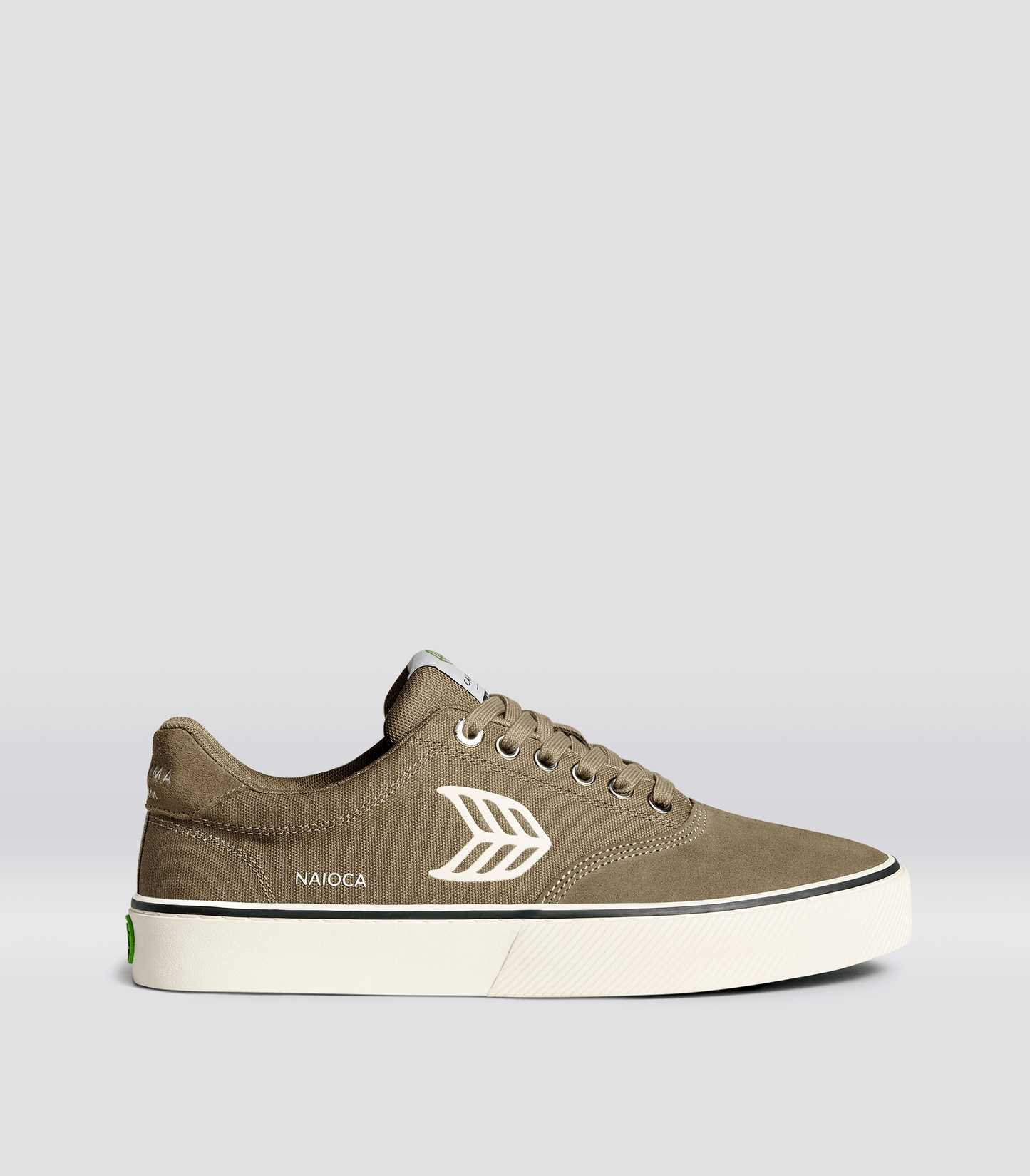 NAIOCA PRO Burnt Sand Suede and Canvas Ivory Logo Sneaker Women