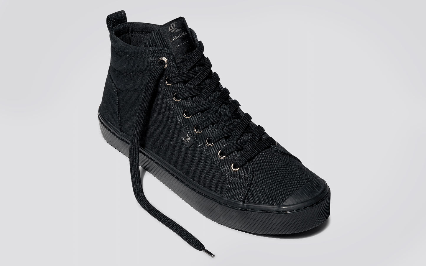 OCA High All Black Canvas Sneaker Women