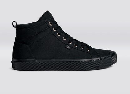 OCA High All Black Canvas Sneaker Men