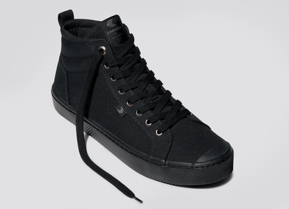 OCA High All Black Canvas Sneaker Men