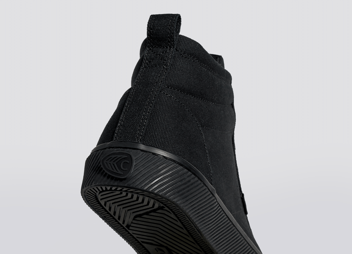 OCA High All Black Canvas Sneaker Men