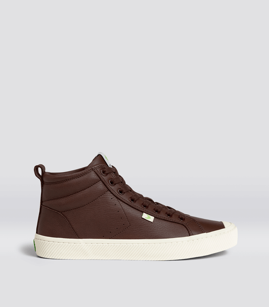 OCA High Brown Premium Leather Sneaker Women