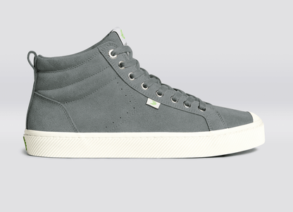 OCA High Charcoal Grey Suede Sneaker Men