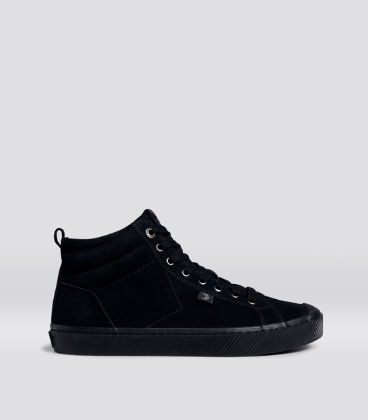 OCA High All Black Suede Sneaker Men