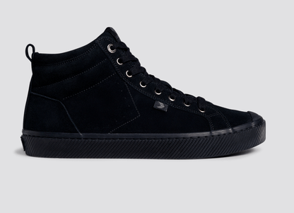 OCA High All Black Suede Sneaker Women