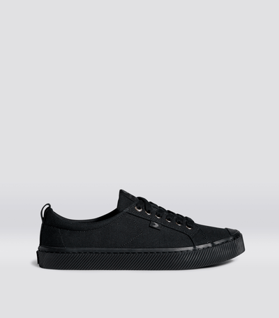 Women's Low Top Navy Blue Canvas Sneakers | OCA Low - CARIUMA