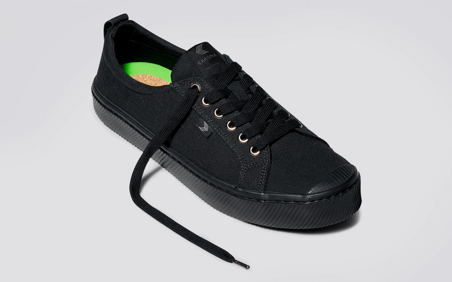 OCA Low All Black Canvas Sneaker Men