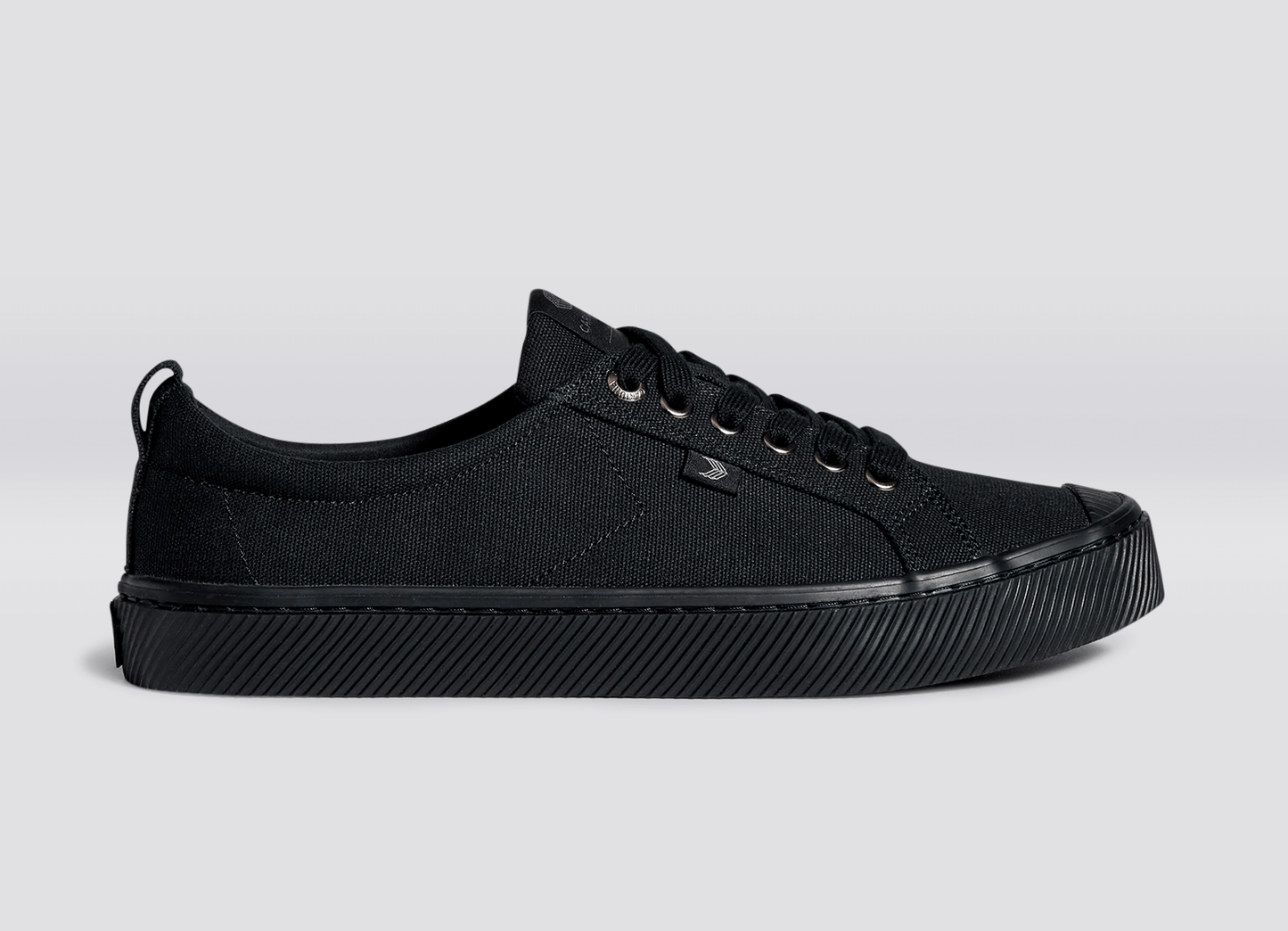 OCA Low All Black Canvas Sneaker Men