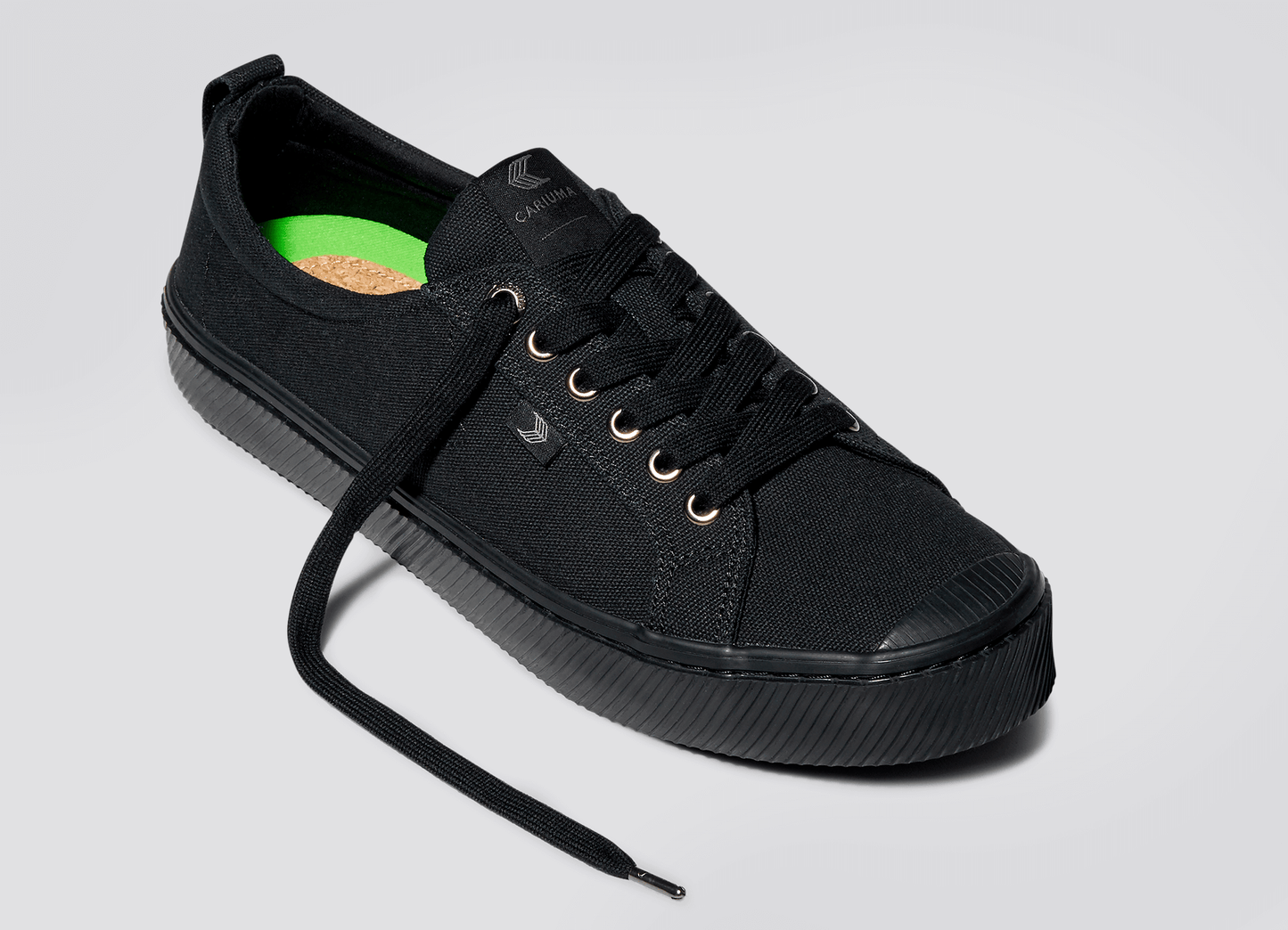 OCA Low All Black Canvas Sneaker Men