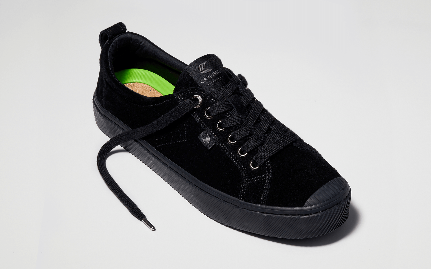 OCA Low All Black Suede Sneaker Men