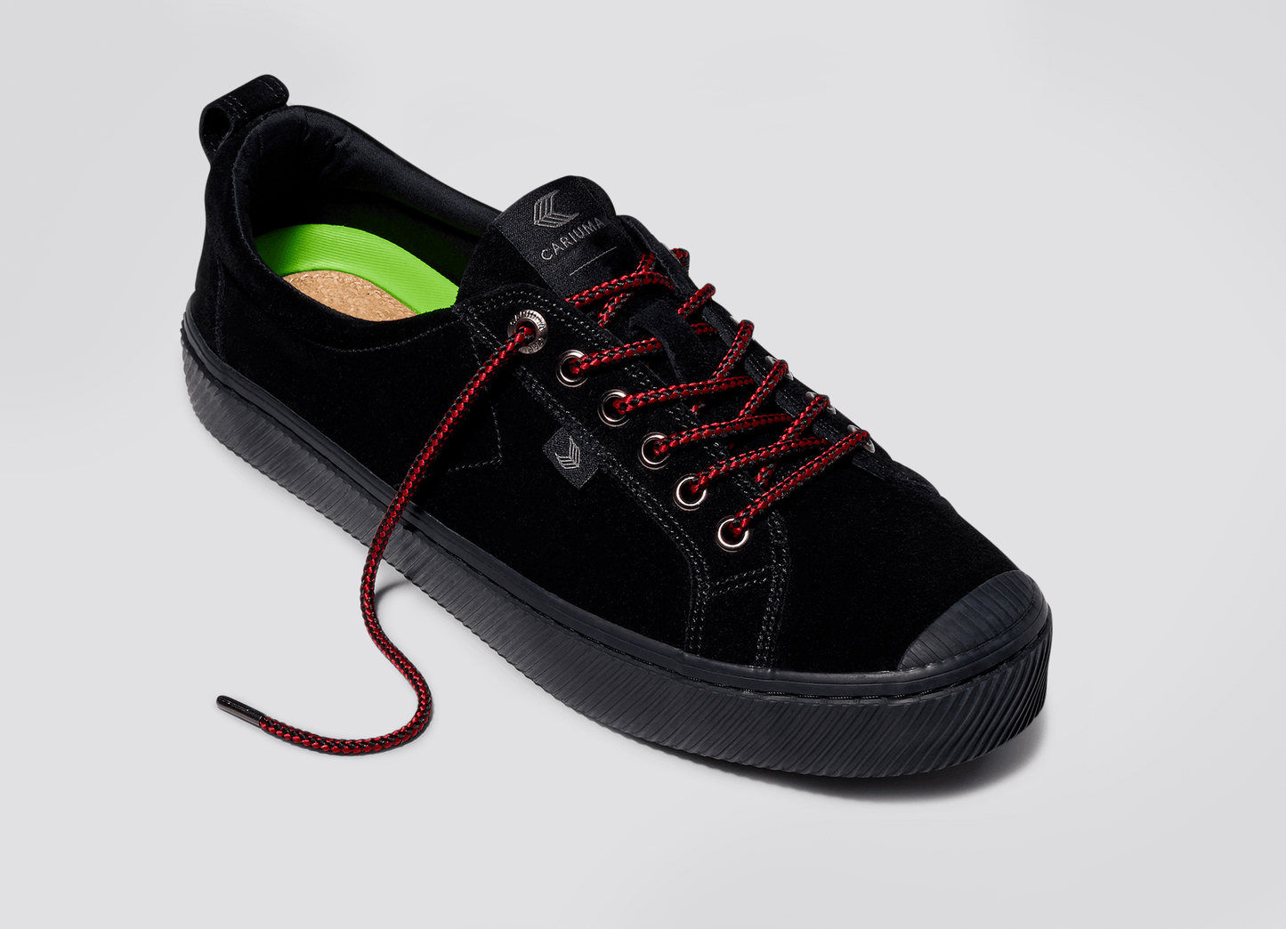 OCA Low All Black Suede Sneaker Men