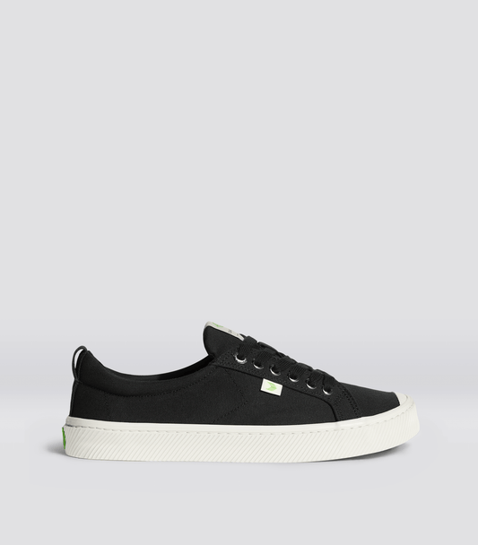 OCA Low Black Canvas Sneaker Women