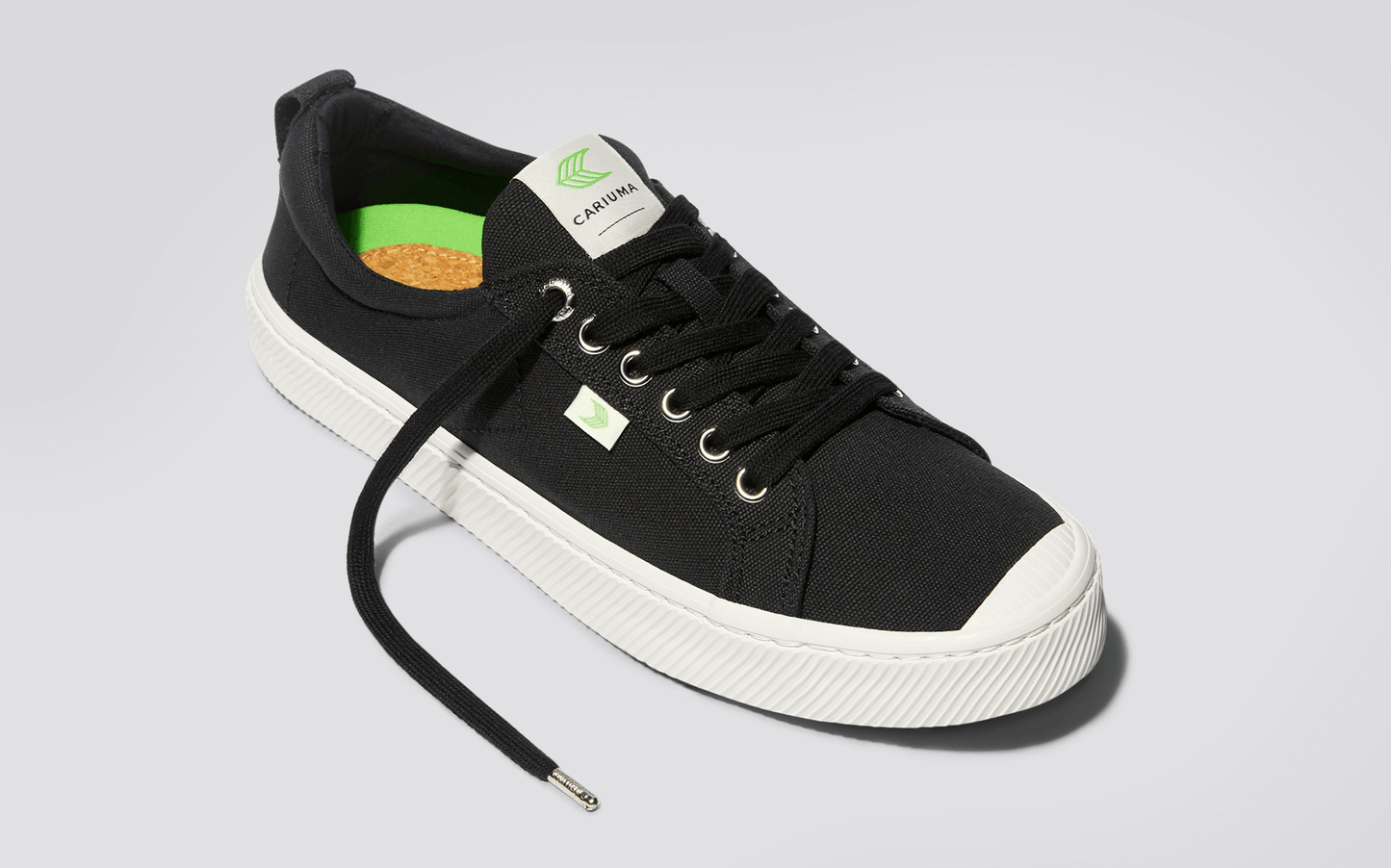 OCA Low Black Canvas Sneaker Men