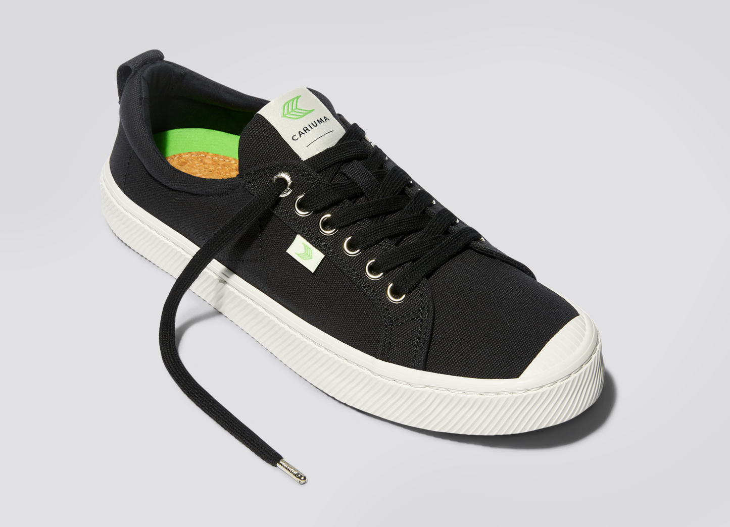 OCA Low Black Canvas Sneaker Men