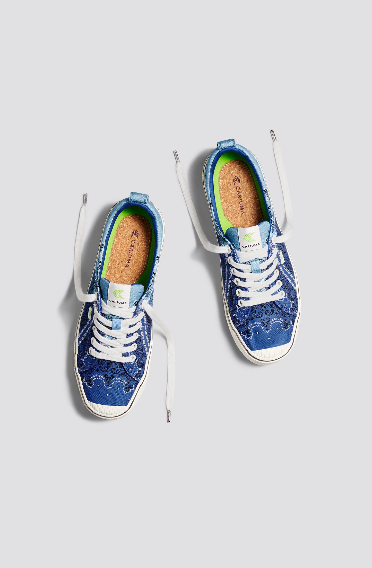 OCA Low Blue Bandana Canvas Sneaker Women