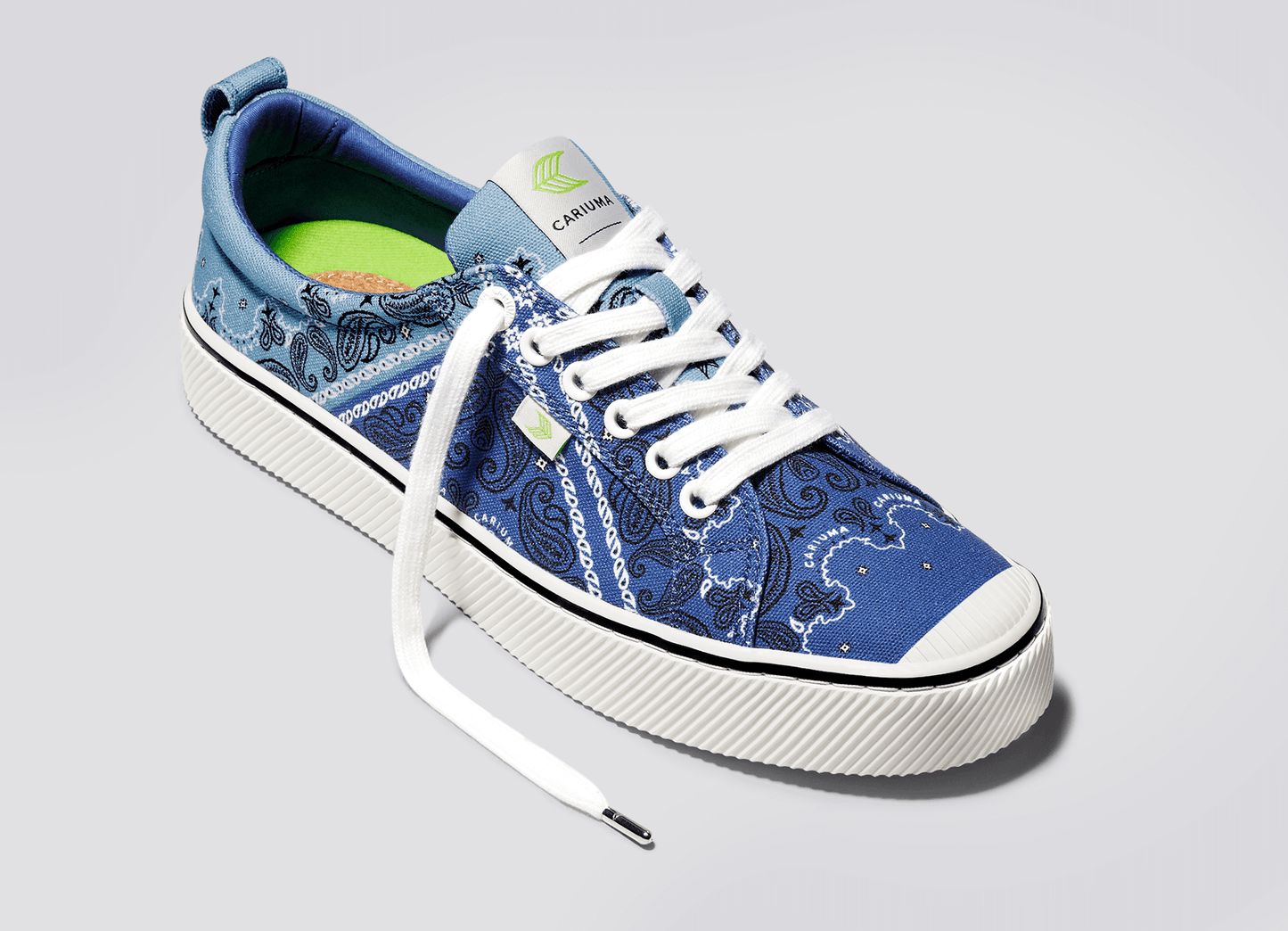 OCA Low Blue Bandana Canvas Sneaker Men