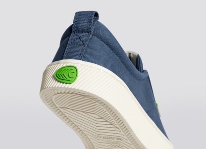 OCA Low Shadow Blue Canvas Sneaker Men