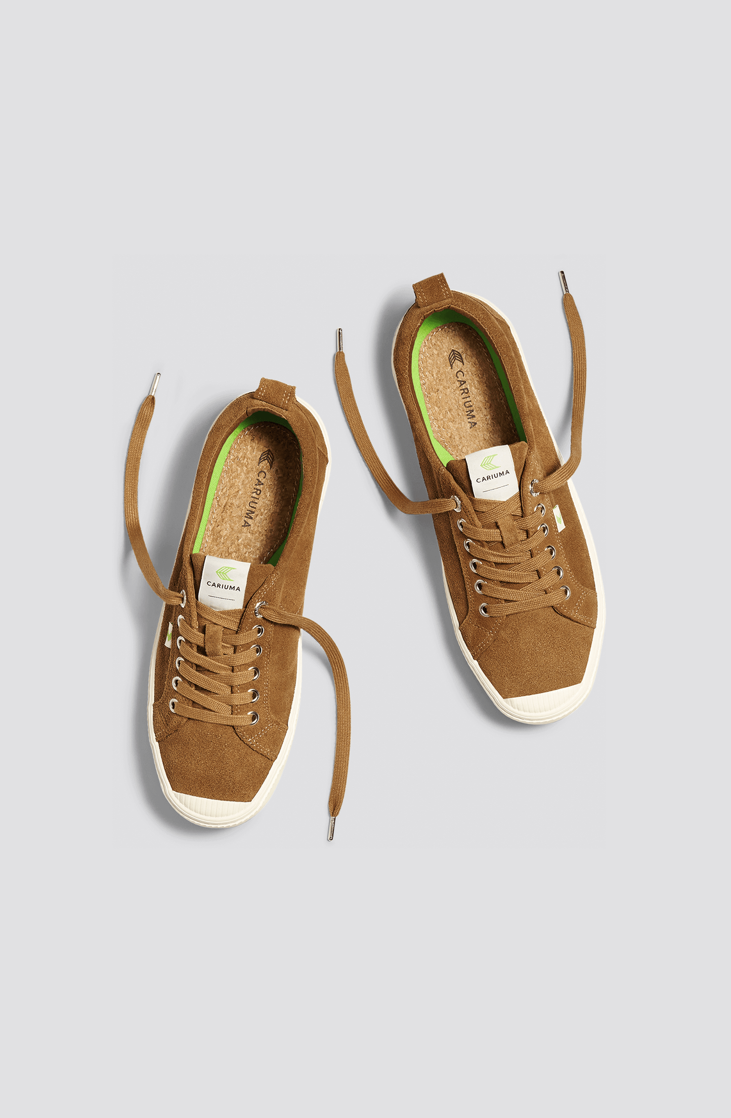 OCA Low Camel Suede Sneaker Women