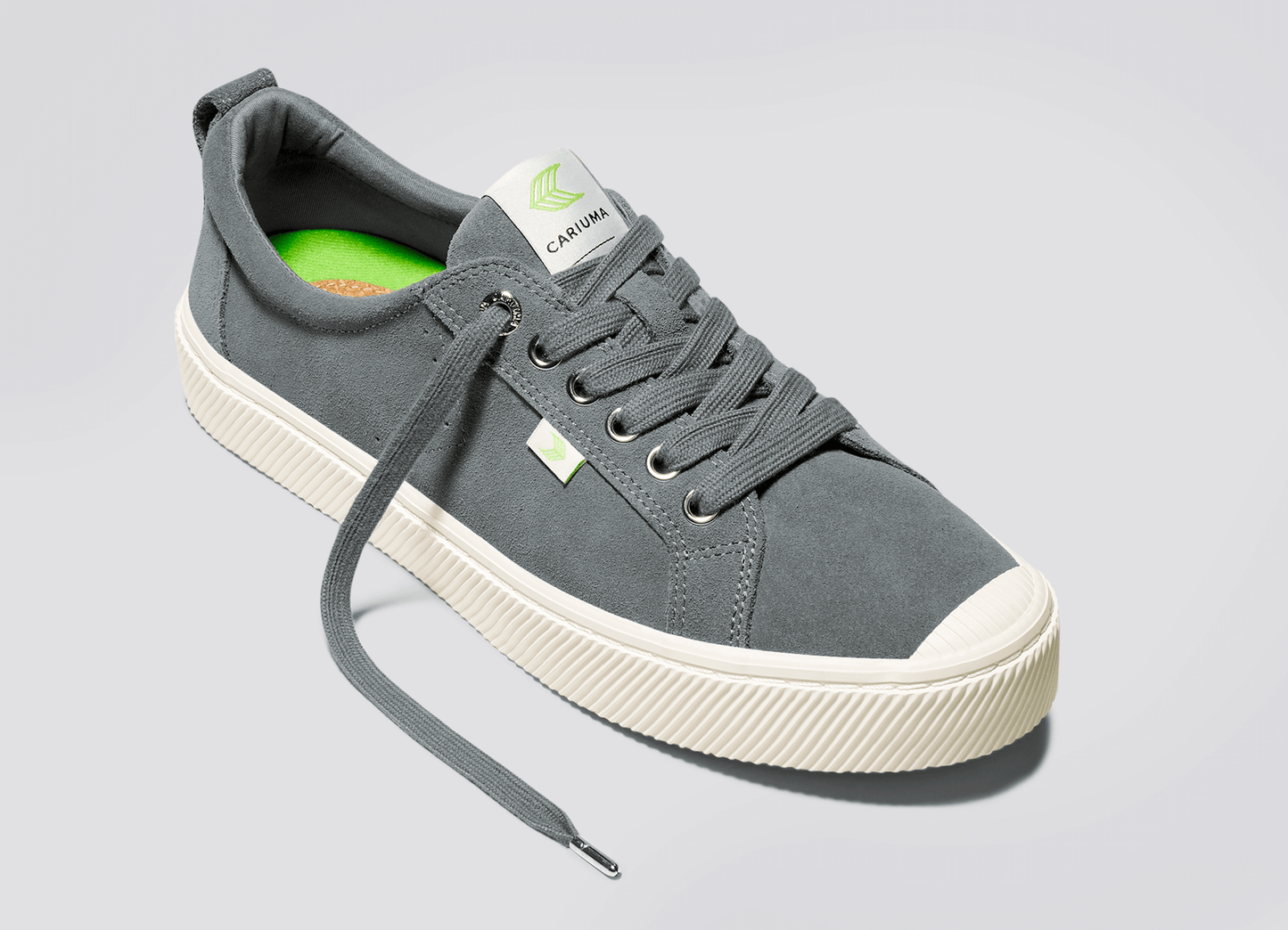 OCA Low Charcoal Grey Suede Sneaker Men