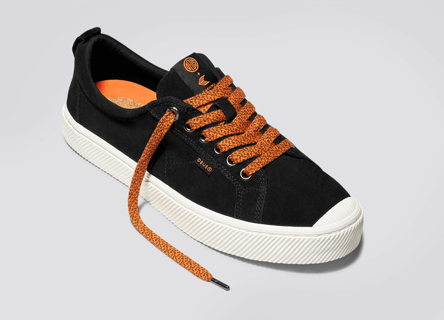 OCA Low Deus Black Suede Sneaker Men