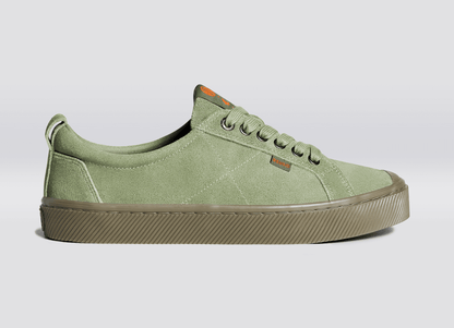 OCA Low Deus Green Suede Sneaker Women