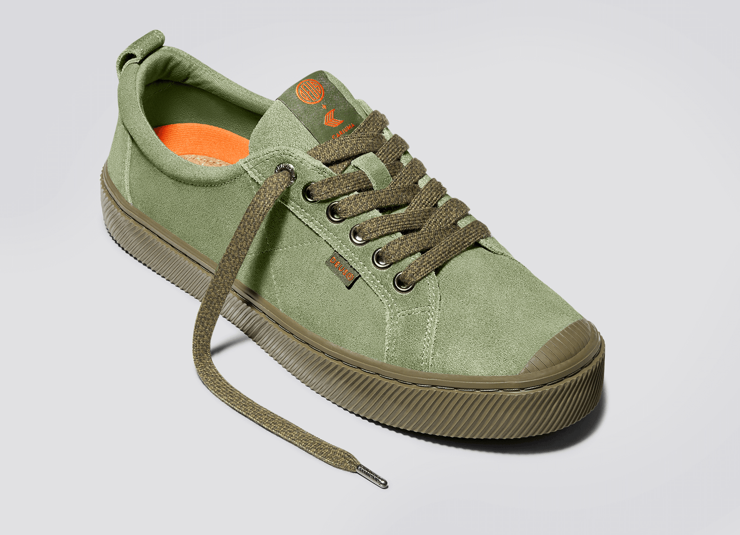 OCA Low Deus Green Suede Sneaker Women