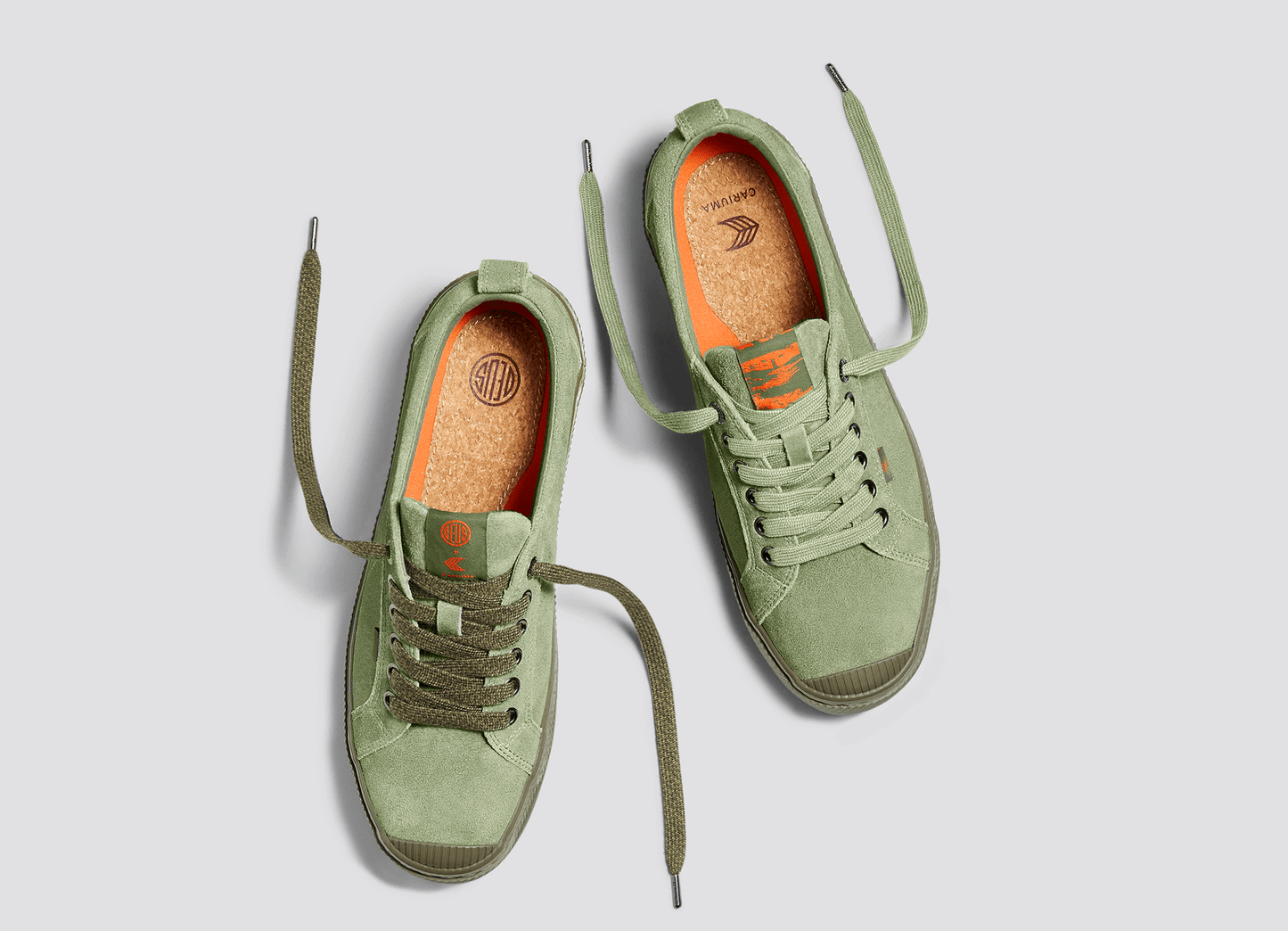 OCA Low Deus Green Suede Sneaker Women