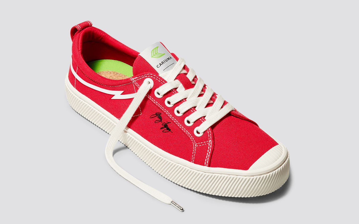 OCA Low Gerry Lopez Red Canvas Sneaker Women