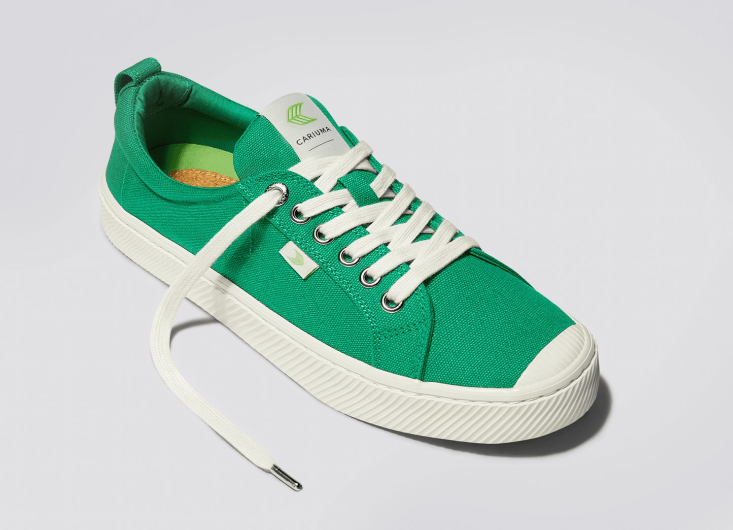 OCA Low Green Canvas Sneaker Women