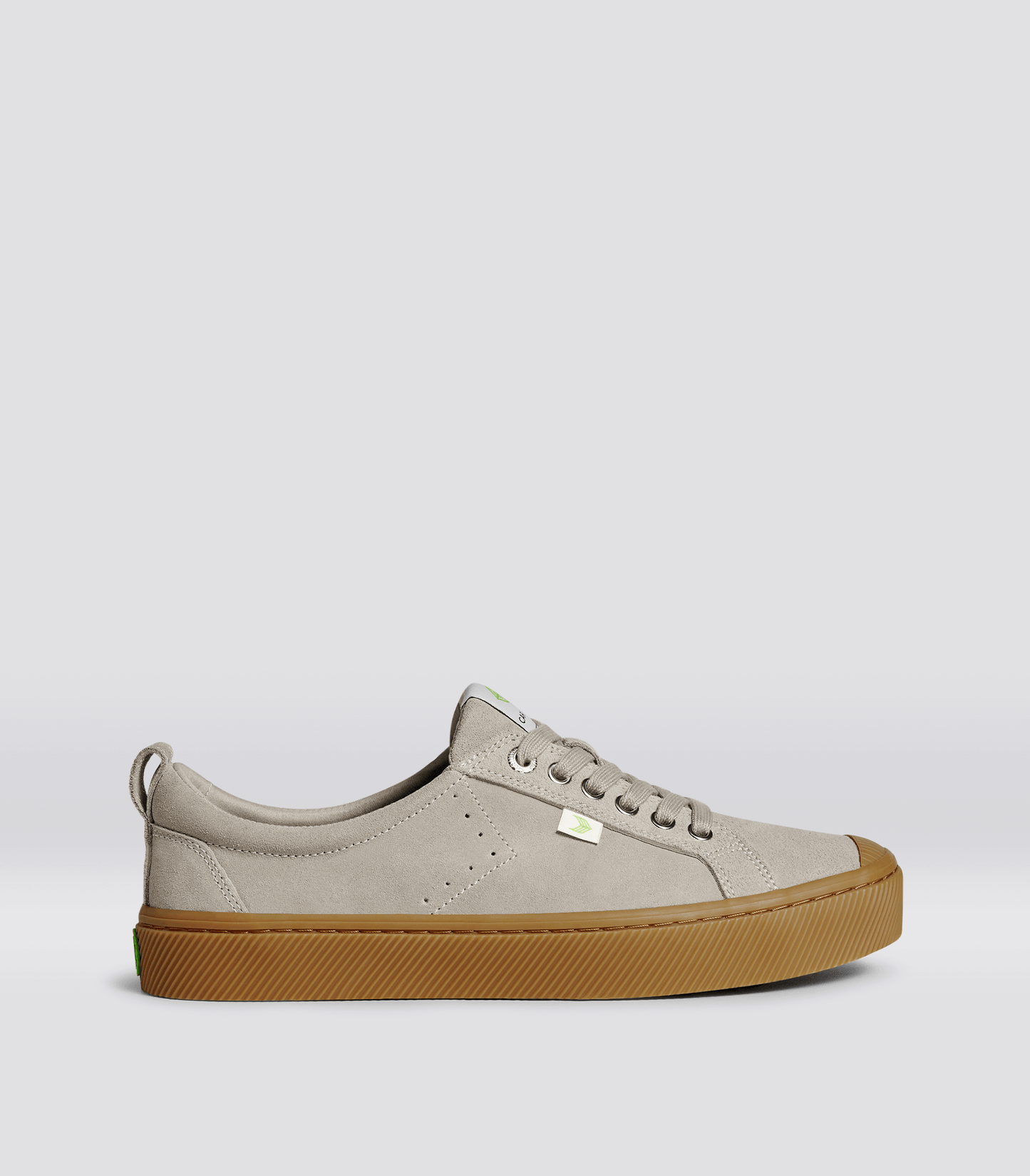 OCA Low Gum Cloud Grey Suede Sneaker Men