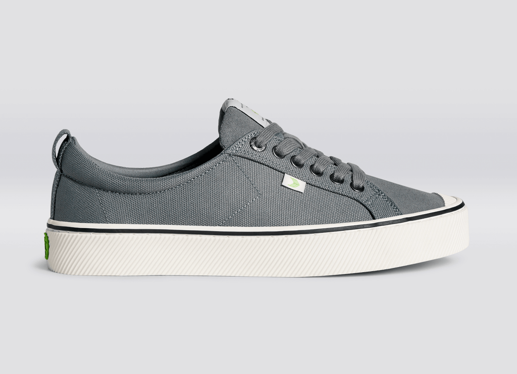 OCA Low master-piece Charcoal Grey Cordura and Suede Sneaker Women