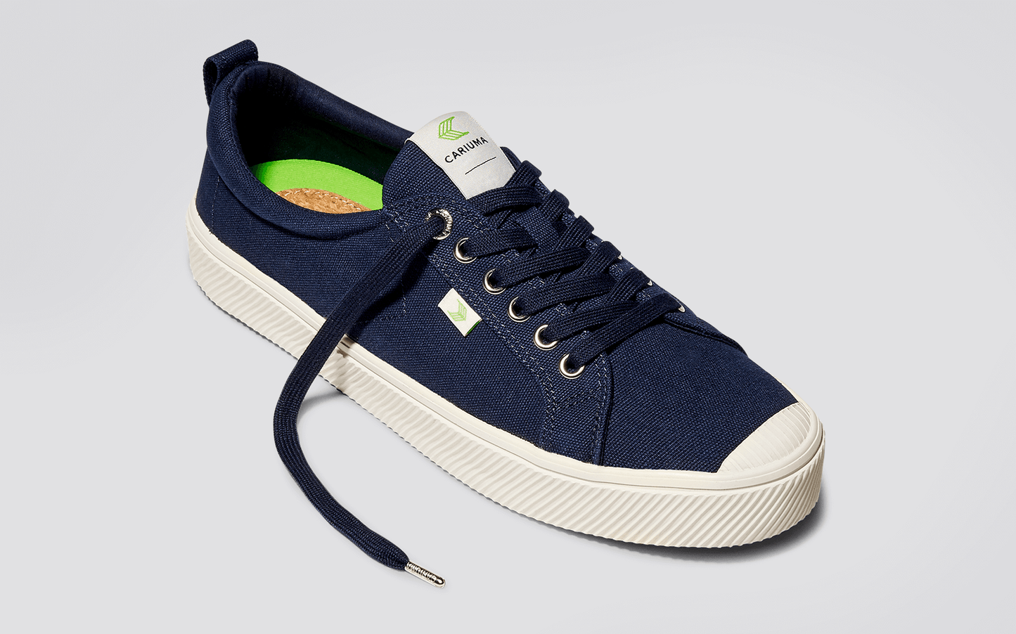 OCA Low Navy Canvas Sneaker Women