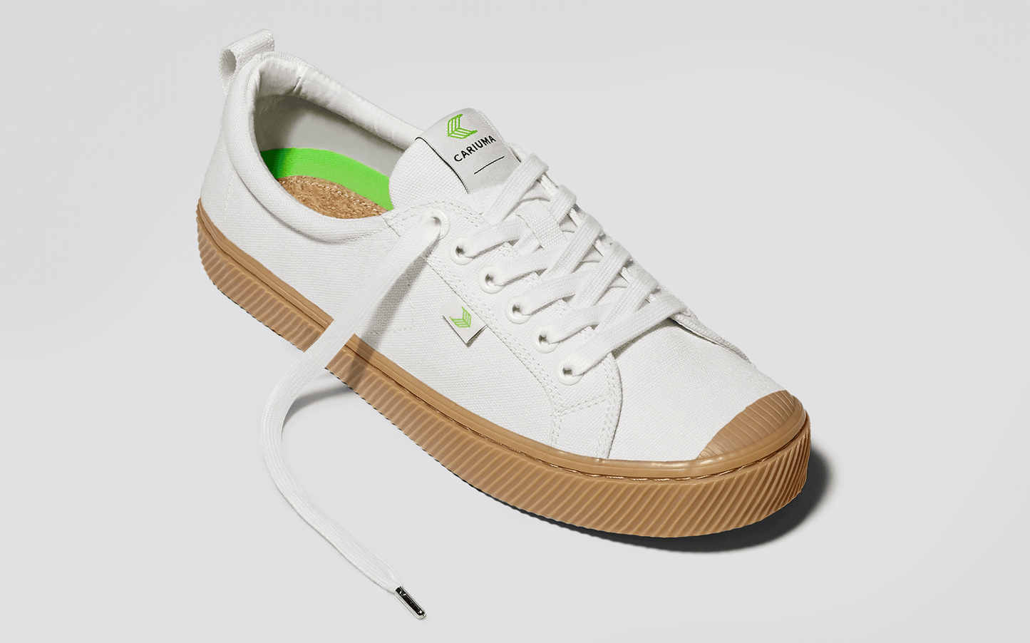 OCA Low Gum Off-White Canvas Sneaker Women