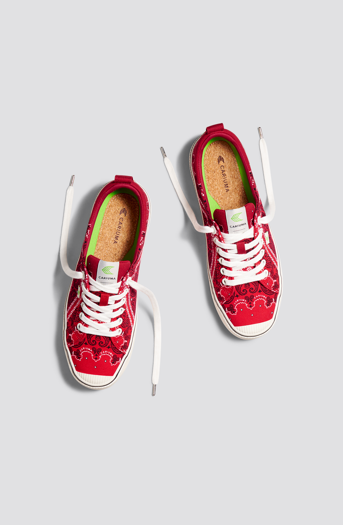 OCA Low Red Bandana Canvas Sneaker Men